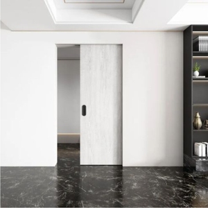 Portes en bois pour salle de bain, design moderne et simple, en bois massif, imperméables, décoration intérieure d'<span class=keywords><strong>appartement</strong></span>, résistantes à l'humidité, très vendues - Product Image 2