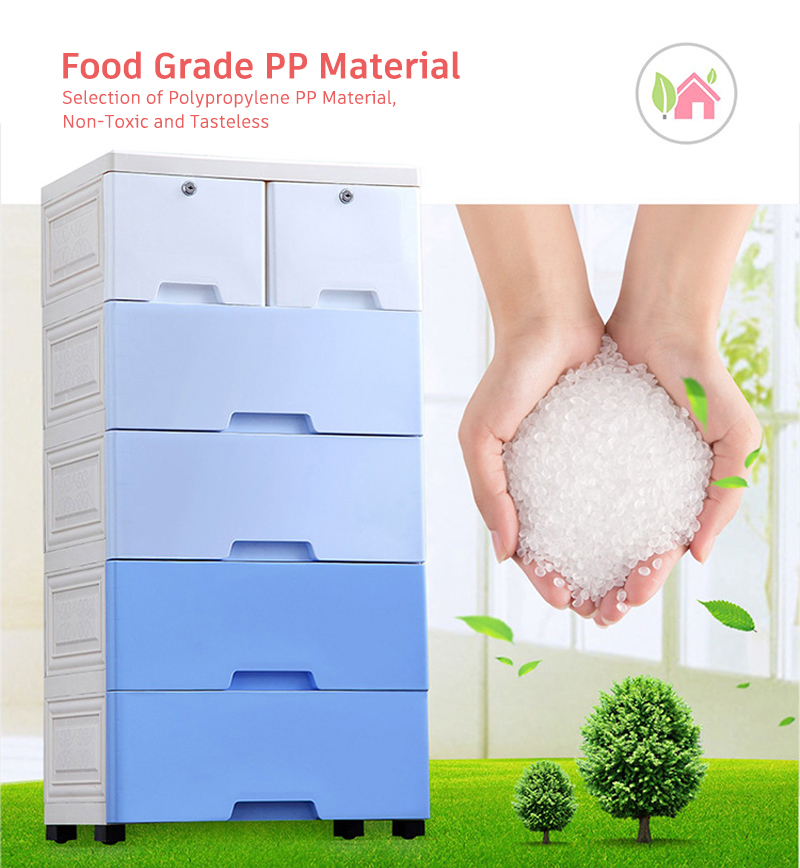 ABS material MDF top colorful drawer clothes cabinets
4 layers,5 layers plastic storage cabinet