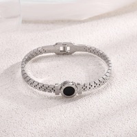 Bracelet en acier inoxydable avec chiffres romains, best-seller, bijoux en or 18 carats pour femmes