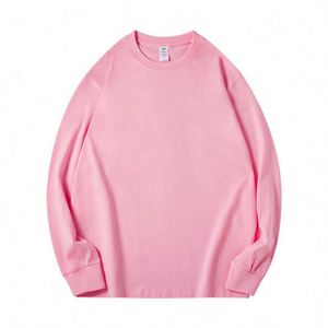 Wholesale Autumn New Cotton Long Sleeve Men's <b>T</b>-shirts Custom Print logo Acceptable Crewneck Clothes White <b>t</b> Shirt for Men - Product Image 3