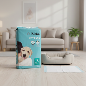 Purry Venta al por Mayor OEM/ODM: Almohadillas/Colchonetas Ecológicas de Algodón SAP y Papel Tisú para Entrenamiento de Cachorros - Product Image 4