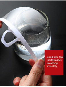 Máscara Facial Transparente de Plástico para Tatuajes, Maquillaje Permanente, Salón de Belleza, Protección Contra Salpicaduras, Antivaho, Protector Transparente, Accesorios PMU - Product Image 3