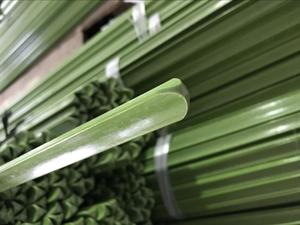 Trọng lượng thấp cường độ cao ba cánh Que Sợi thủy tinh cực tam giác hình dạng cổ phần lý tưởng cho trồng rừng - Product Image 6