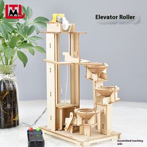 Tong Muqu Petit matériel de Production Puzzle Ascenseur Jouet Science Expérience DIY Technologie Caractéristiques STEM Vente en gros - Product Image 3