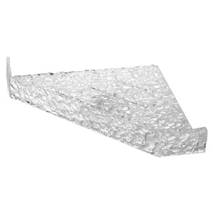 House Acrylic Bathroom Shelf Corner Wall Mounted Durable Storage Rack With Drainage - Product Image 3
