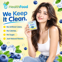 Bandes buccales OEM ODM à la saveur naturelle de myrtille pour une haleine fraîche instantanée et une sensation rafraîchissante