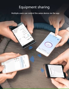 Tysh nhà thông minh Điện Dải phổ <span class=keywords><strong>Wifi</strong></span> mở rộng ổ cắm với 16A Đánh giá hiện tại 5m Kim Loại cáp Anh/EU/chúng tôi tương thích - Product Image 2