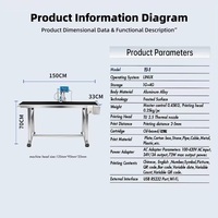 Impresora de Inyección de Tinta Industrial Willita YJ-1 de 12.7mm con Pantalla Táctil para Codificación de Fecha de Caducidad, Lote y Logotipo