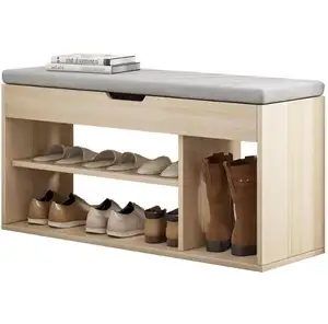 Botas de armazenamento para porta de casa, porta de armário, armazenamento moderno, simples, multicamada, pode sentar-se, sapatos, bancos, um prateleira de sapatos