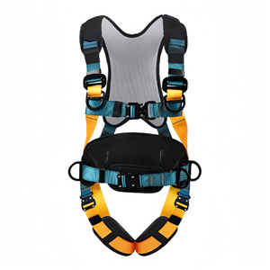 衝撃吸収機能付き5点式安全帯、落下防止高所作業安全ロープセット、保護安全ベルト - Product Image 1