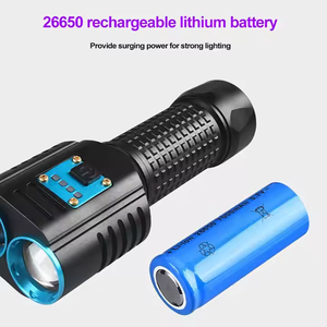 Nuevo modelo 365nm Black Light P50 LED Linterna UV táctica 2 en 1 Tipo <span class=keywords><strong>C</strong></span> Banco de energía recargable por USB <span class=keywords><strong>Ultravioleta</strong></span> IP65 Clasificado - Product Image 4