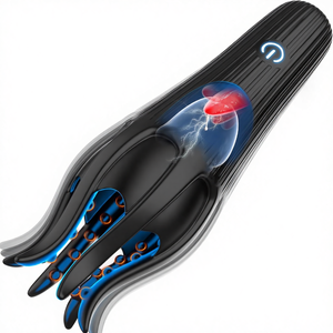 Masturbatie-apparaat voor mannen, glansstimulator, Tagnaff seksspeeltje, masturbatie-apparaat J1, 10 standen vibrator voor mannen en koppels, uit <span class=keywords><strong>China</strong></span>. - Product Image 1