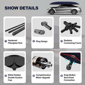 <span class=keywords><strong>Vente</strong></span> directe d'usine, abri de stationnement simple et rétractable, adapté aux cours extérieures, résistant au soleil, imperméable et durable. - Product Image 6