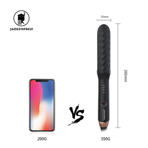 Rizador de Pelo Profesional para Salón con Pantalla LED, Nuevo Revestimiento Cerámico, Rizador Eléctrico con Calentador PTC para Ondas y Rizos - Product Image 4