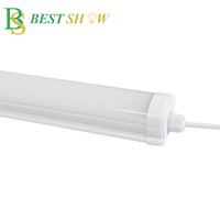 Lámpara LED a Prueba de Vapor de 150 cm, 60 cm, 120 cm, Lámpara LED Triproof de 50 W, 54 W, 60 W, 80 W, Luz Industrial de 18 W, 36 W, Blanco Frío, Impermeable