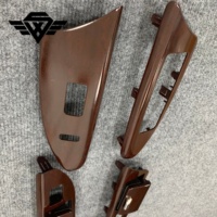 Panneau de commande lève-vitre OE Fit 67783-60800 en ABS grain de bois, finition polie, marque SYX, pièce de rechange pour LX570 2008-2015