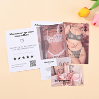 Tarjeta de Agradecimiento Personalizada con Impresión a Medida, Logotipo de Marca Personalizado, Tarjeta de Agradecimiento por su Pedido para Compras de Pequeñas Empresas