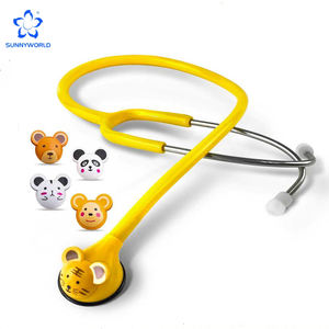 Bon prix stéthoscope de cardiologie animaux de bande dessinée stéthoscope à tête unique bébés stéthoscope pédiatrique - Product Image 1