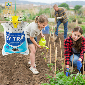 Trappola per insetti da appendere all'esterno per api, mosche della frutta, vespe <span class=keywords><strong>e</strong></span> calabroni, efficace catturatore di insetti in plastica per il giardino - Product Image 3