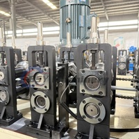 Machine de profilage à froid entièrement automatique pour profilés en acier léger en U avec découpe en vol et commande PLC hydraulique