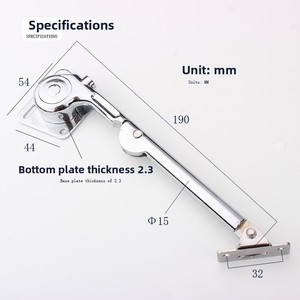 Varilla hidráulica para cierre suave Puerta superior Gabinete de <span class=keywords><strong>pared</strong></span> Varilla de soporte plegable de zinc Amortiguador de amortiguación de puerta inferior para sala de estar - Product Image 3