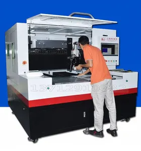 Picosegunda máquina de corte, 50w 75w 100w design compacto máquina de corte de tela de vidro máquina de corte a laser para o espelho da lente