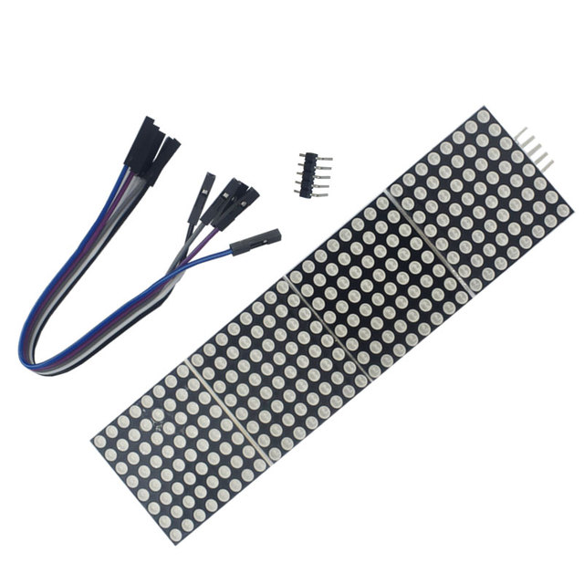 4 In 1 Display Red Light MAX7219 Dot Matrix Mode