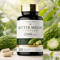 100% Capsules d'extrait de melon amer pur et naturel | 60,90,120 Capsules végétaliennes | Extrait de fruit de melon amer | Sans gluten