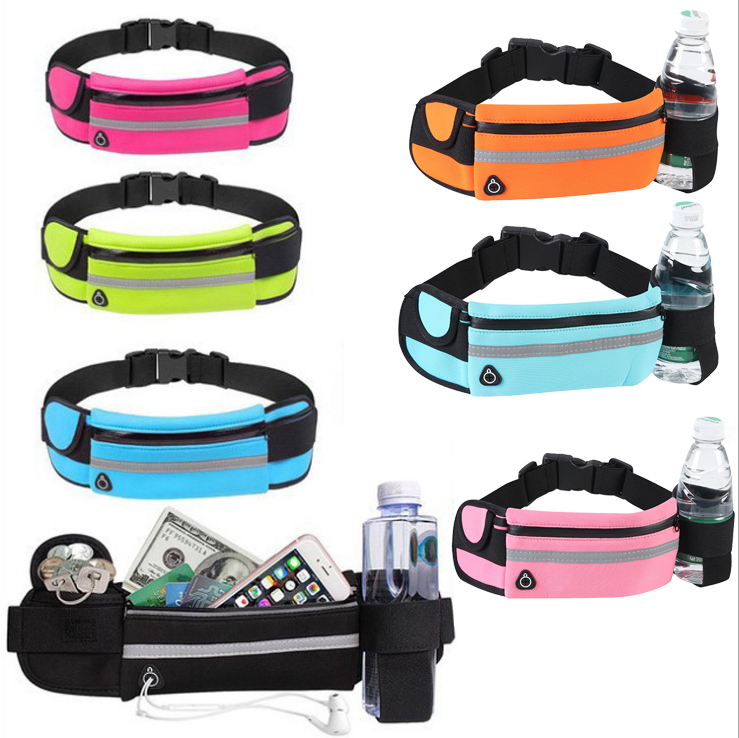 Ночь на открытом воздухе весна лето спортивная обувь с высоким Видимый светоотражающий водонепроницаемый держатель для бутылки с водой пояс поясная сумка маленькая поясная сумка