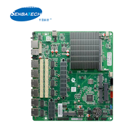 Motherboard Router Mini ITX 6 LAN Celeron 2.0GHz Quad Core Firewall Rfsense Harga Terjangkau Dengan Input DC 12V