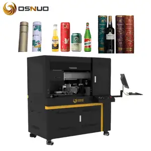 Inkjet uv silinder kecepatan tinggi digital printer le uv pencetakan botol printer 360 derajat silinder printer uv