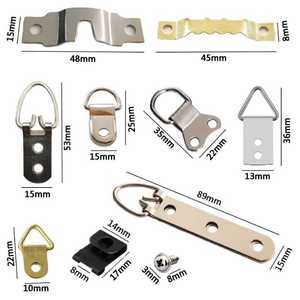 Colgador de pintura, tipos surtidos, 96 unids/set, marco de fotos, ganchos colgantes con Kit de tornillos para oficina y hogar - Product Image 3