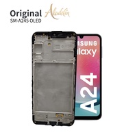 OLED d'origine pour Samsung A245/A24 4G pièces de téléphone portable cadre d'assemblage de remplacement LCD avec 1 an de garantie Service Pack