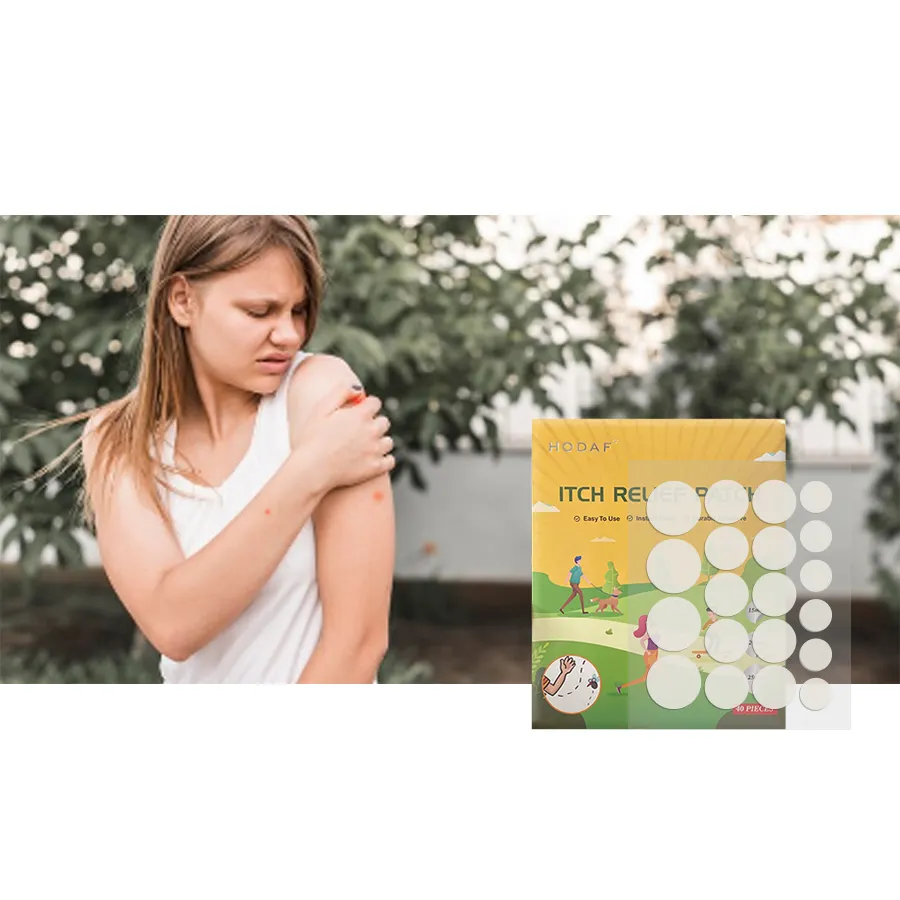 Jeukende Pleisters Voor Kinderen Huid Hydrocolloïde Gel Sticker Met Tea Tree Munt Etherische Olie Patches Om Jeuk Te Stoppen