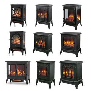 Poêle à <span class=keywords><strong>bois</strong></span> de cheminée électrique décorative classique 220-240V 50/60HZ avec Protection contre la surchauffe - Product Image 3