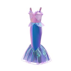 2025 vestido de fiesta de cola de sirena que cambia de Color para niñas inspirado en mangas voladoras de princesa para el Día DE LOS NIÑOS película de TV de Halloween - Product Image 3