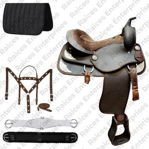Meilleure vente Qualité supérieure Logo personnalisé Selle de cheval de saut d'obstacles anglaise Dressage de course Tout usage fabriqué à partir de cuir durable - Product Image 3