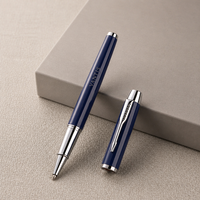 Stylo Roller en Métal Personnalisé avec Logo, Gravure OEM, Cadeau d'Entreprise Haut de Gamme, Stylo d'Affaires Premium pour Employés et Cadres