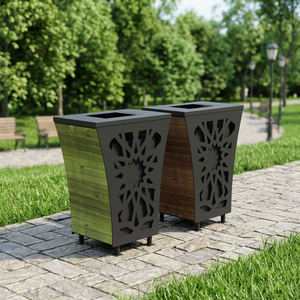 BDB BDB.12660-A Cubo de Basura de Plástico Multicolor con Pedal y Tapa, Elegante, para Exteriores, Hoteles, Baños y Cocinas, Capacidad de 770L - Product Image 3