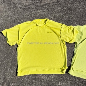 Fabricant de vêtements, chemises à manches courtes en tricot gaufré personnalisées, logo personnalisé, streetwear tendance, chemises en tricot gaufré thermique de haute qualité - Product Image 5
