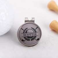 Marqueur de balle de golf magnétique personnalisé pour homme avec clip pour chapeau, cadeau pour papa