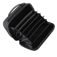 Étui de rangement multi-téléphones en EVA avec logo personnalisé, capacité de 7 smartphones, sac de protection, grande capacité, sac bandoulière rigide, emplacements multiples pour cartes
