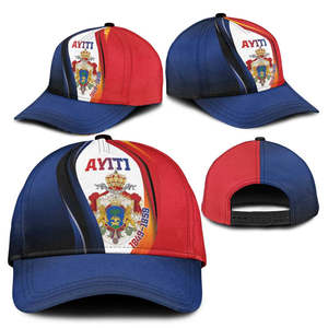 หมวกเบสบอลผ้าตาข่าย1859 1849จักรวรรดิที่สองของ Haiti หมวกแก๊ป Dieu Ma patrie et Epee haitian - Product Image 1