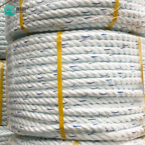 <span class=keywords><strong>Cordage</strong></span> <span class=keywords><strong>marin</strong></span> en polypropylène haute résistance, torsadé à 3 brins, 6mm-12mm, en PP, PE, Nylon, bleu, vert, corde de pêche en polypropylène, corde Danline - Product Image 2