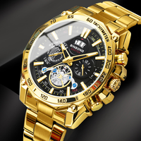 Jam Tangan Pria Binbond B4750 4750 Gaya Kasual Fashion Reloj Hombre Jarum Bercahaya Quartz Merk Ternama Tahan Air untuk Pria