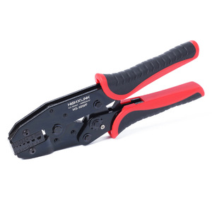 0.5-10mm HS-10Tubular Terminal Crimping Pliers Cold Pressing 05-35 High Carbon Steel Joints China Black/Red HS-10WF,HS-35WF High - Product Image 1