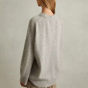 Laine <span class=keywords><strong>Cachemire</strong></span> Fabricant En Gros Conception Personnalisée logo Femmes De Luxe Hiver Chaud <span class=keywords><strong>Cachemire</strong></span> Laine <span class=keywords><strong>Pull</strong></span> Tricots <span class=keywords><strong>Pull</strong></span> Femmes - Product Image 3