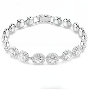 Trend Fine Jewelry Charm Armband Halskette Ohrringe Zirkonia Runde Kristall Diamant Tennis Armbänder Schmuck Set für Frauen - Product Image 5