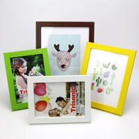 Cadre photo en bois MDF au design coloré et nouveau, 4x6, 5x7, 6x8, 8x10, 4 X 6