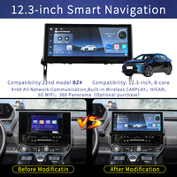 Autoradio Android 14 pour Toyota bZ4X 2022+ avec navigation, CarPlay sans fil, Android Auto, GPS, écran tactile IPS HD